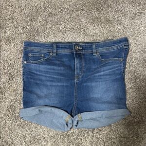 Blue Denim Shorts